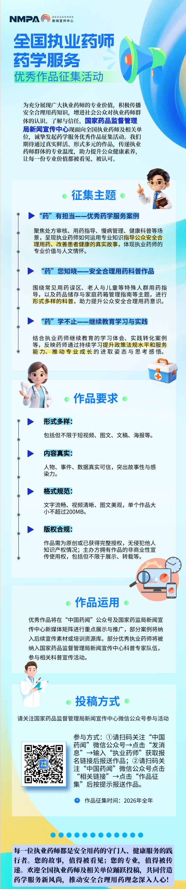 转：全国执业药师药学服务优秀作品征集活动(图1)